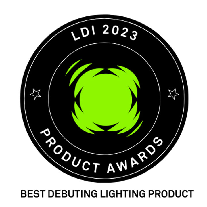 LDI23 New Product Badge Winner Lighting Control Category Multiverse Connect Module White