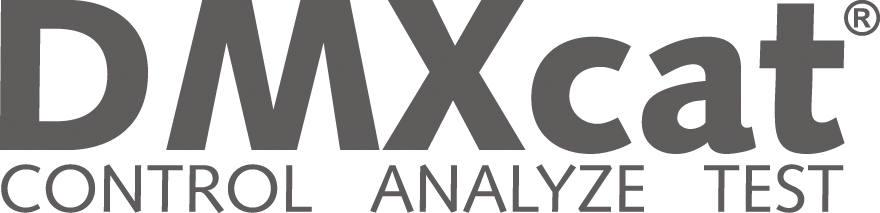 DMXcat Control Analyze Test logo