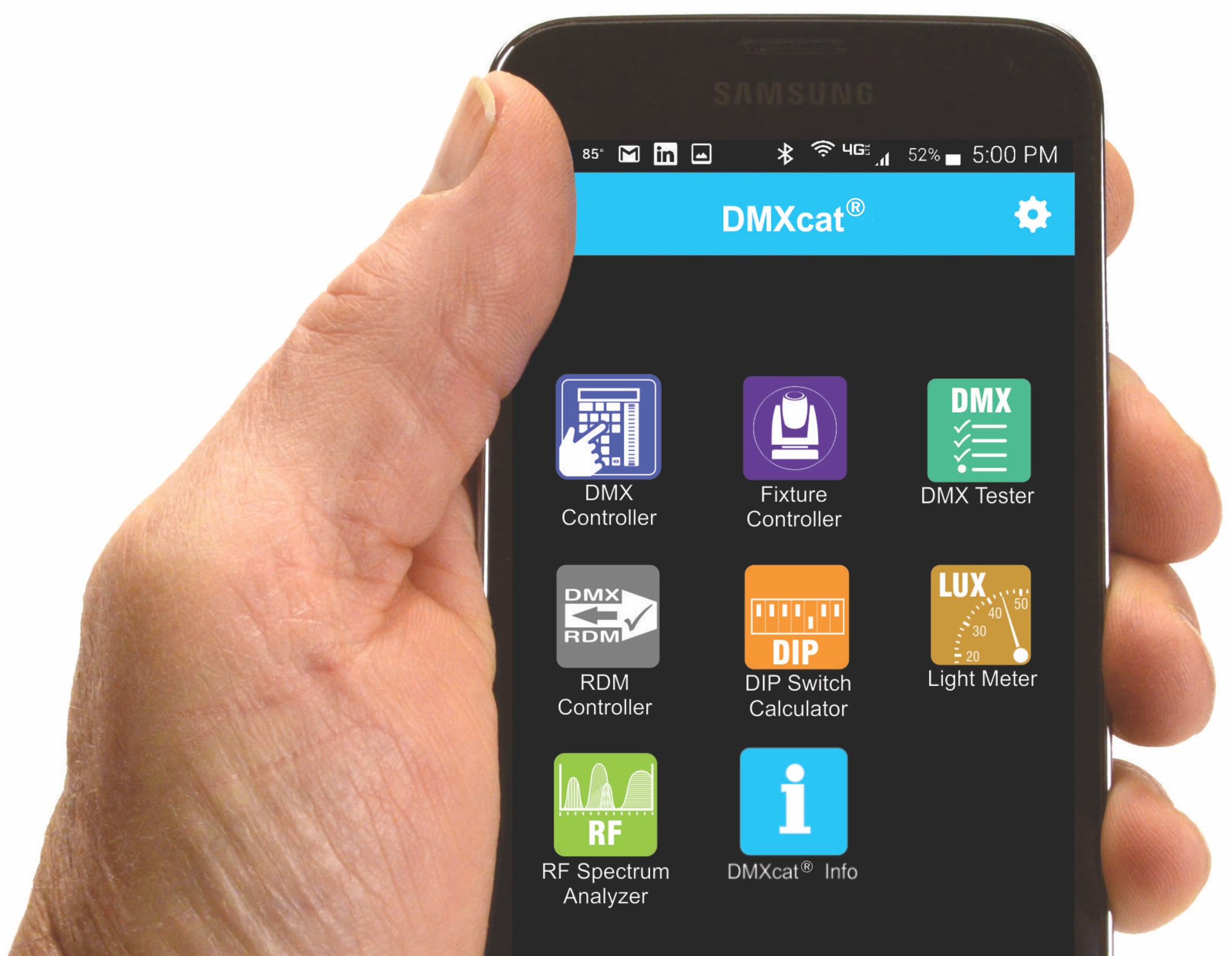 DMXcat Mobile app
