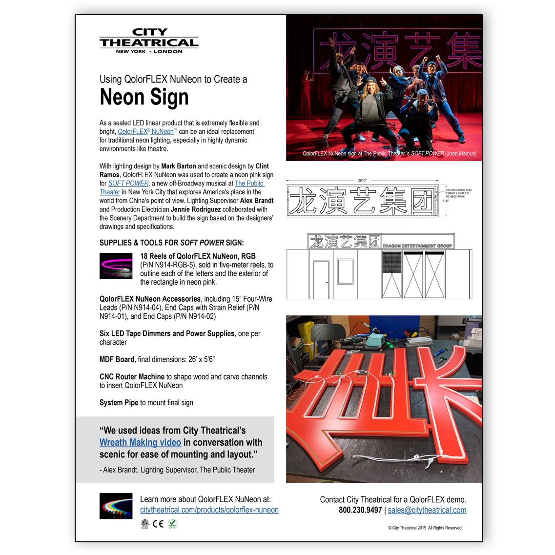 How to Create a Neon Sign with QolorFLEX NuNeona