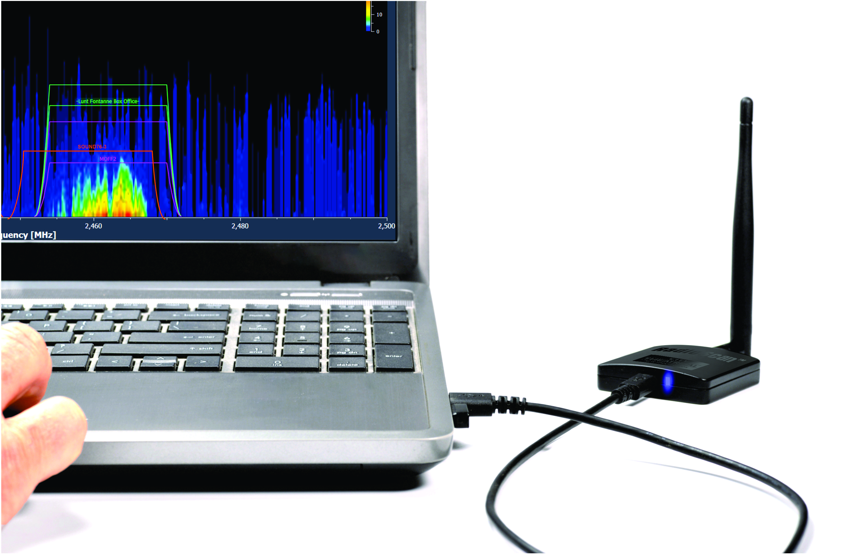 RadioScan in Use SSID scan