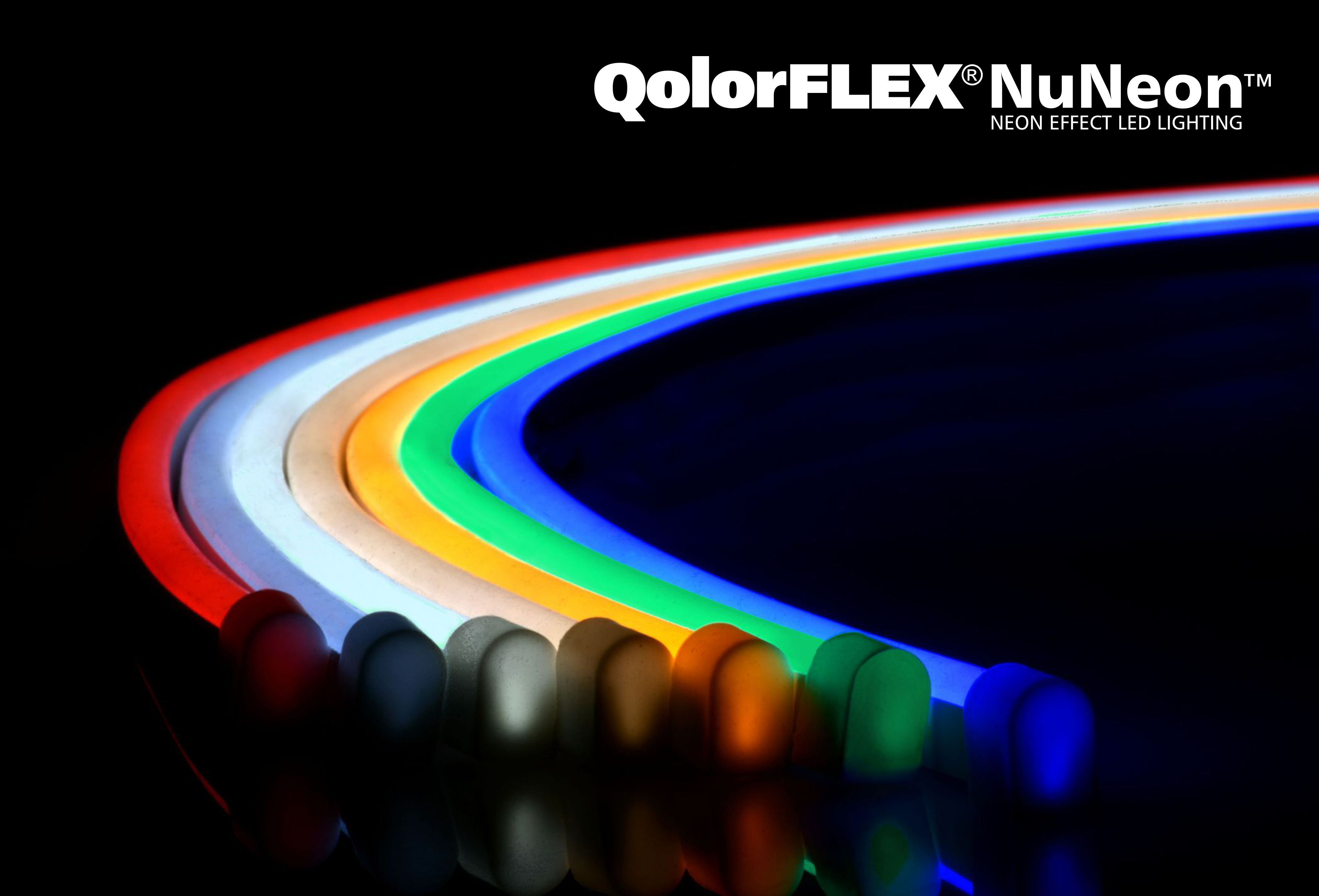 QolorFLEX NuNeon varieties - rainbow