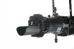 Standard Half Top Hat mounted to ETC Source 4 fixture side view