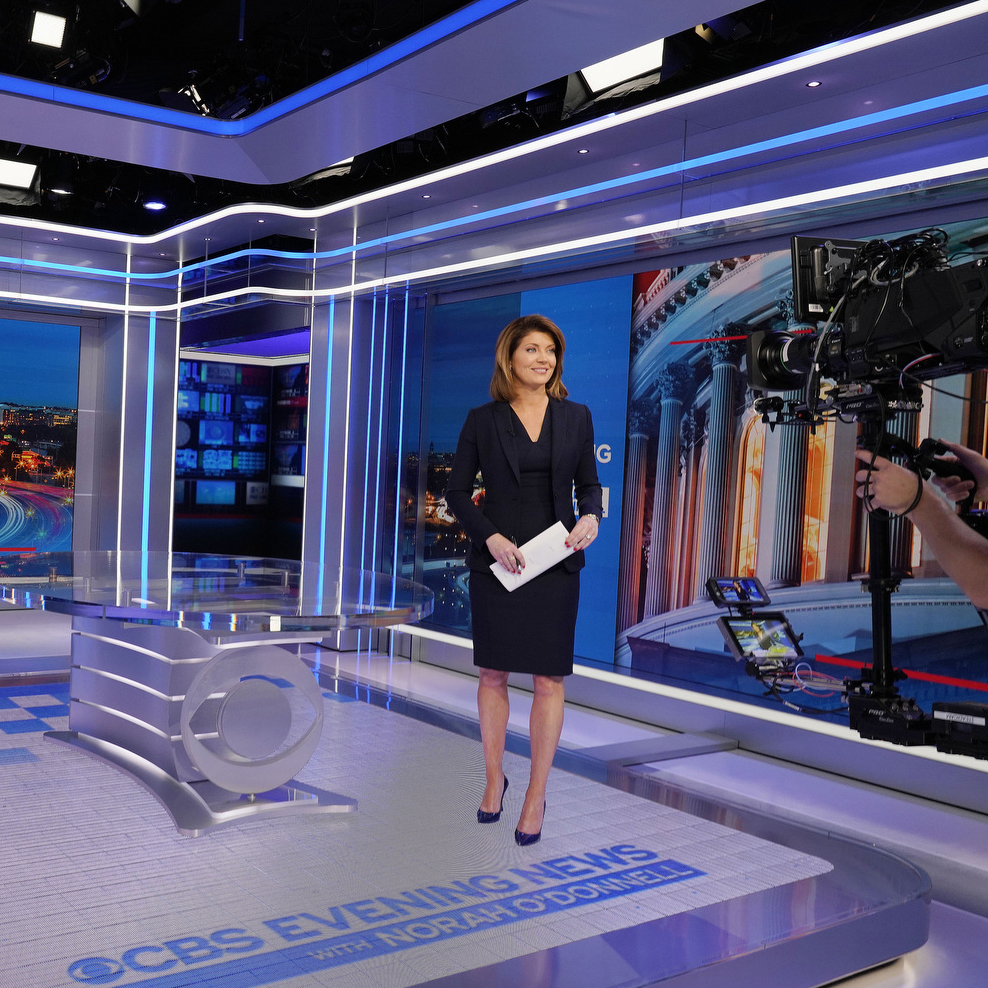 Multiverse wireless DMX at CBS Evening News with Norah O'Donnell