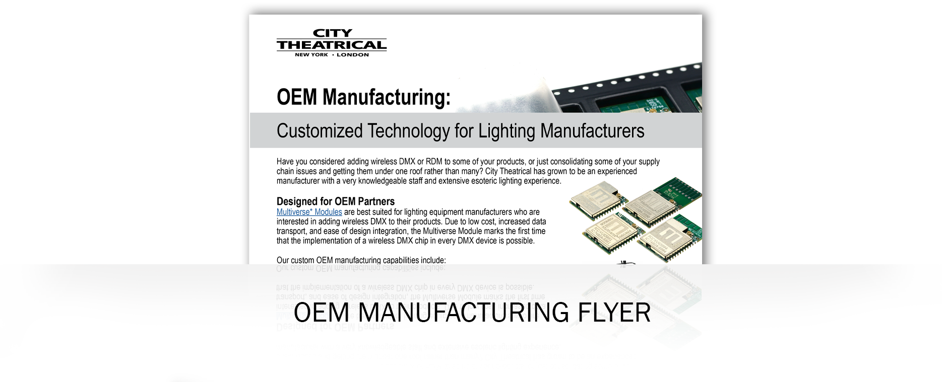 OEM Manufacturing Flyer