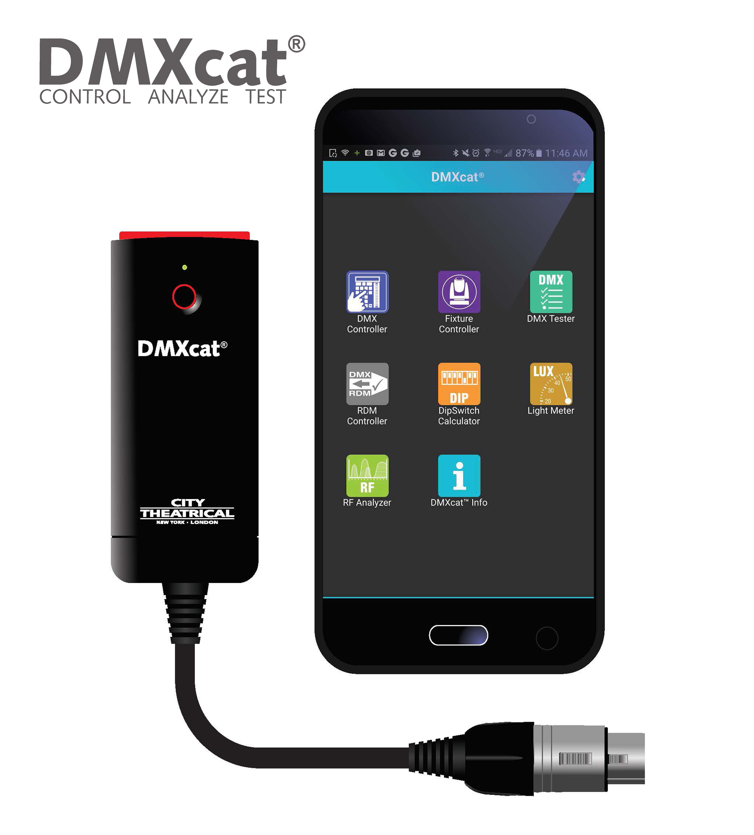 DMXcat Multi Function Test Tool