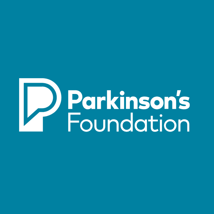 Parkinson's Foundation logo blue square