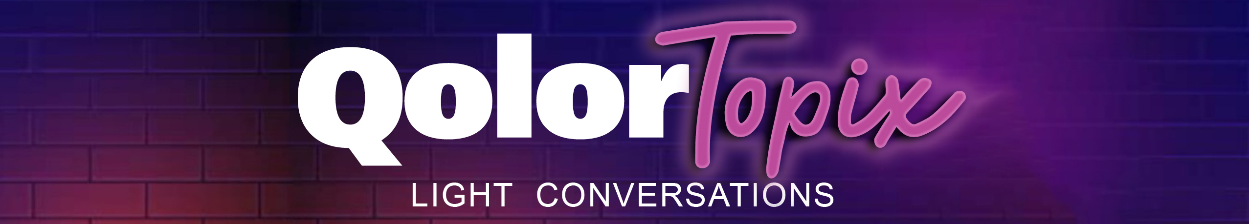 QolorTopix Light Conversations Podcast Series banner