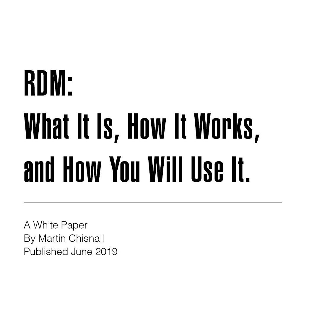RDM What and How whitepaper 2019
