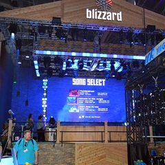 Blizzard booth