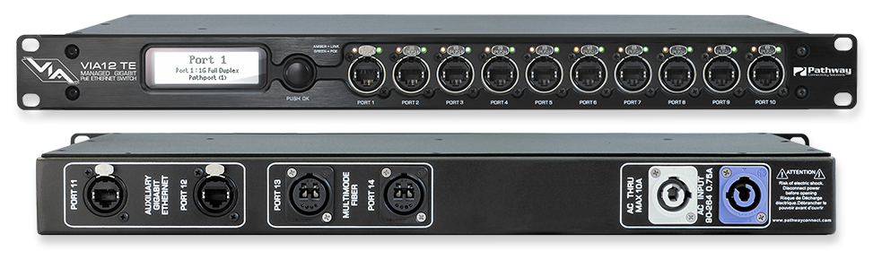 Pathway PWVIA touring ethernet switch