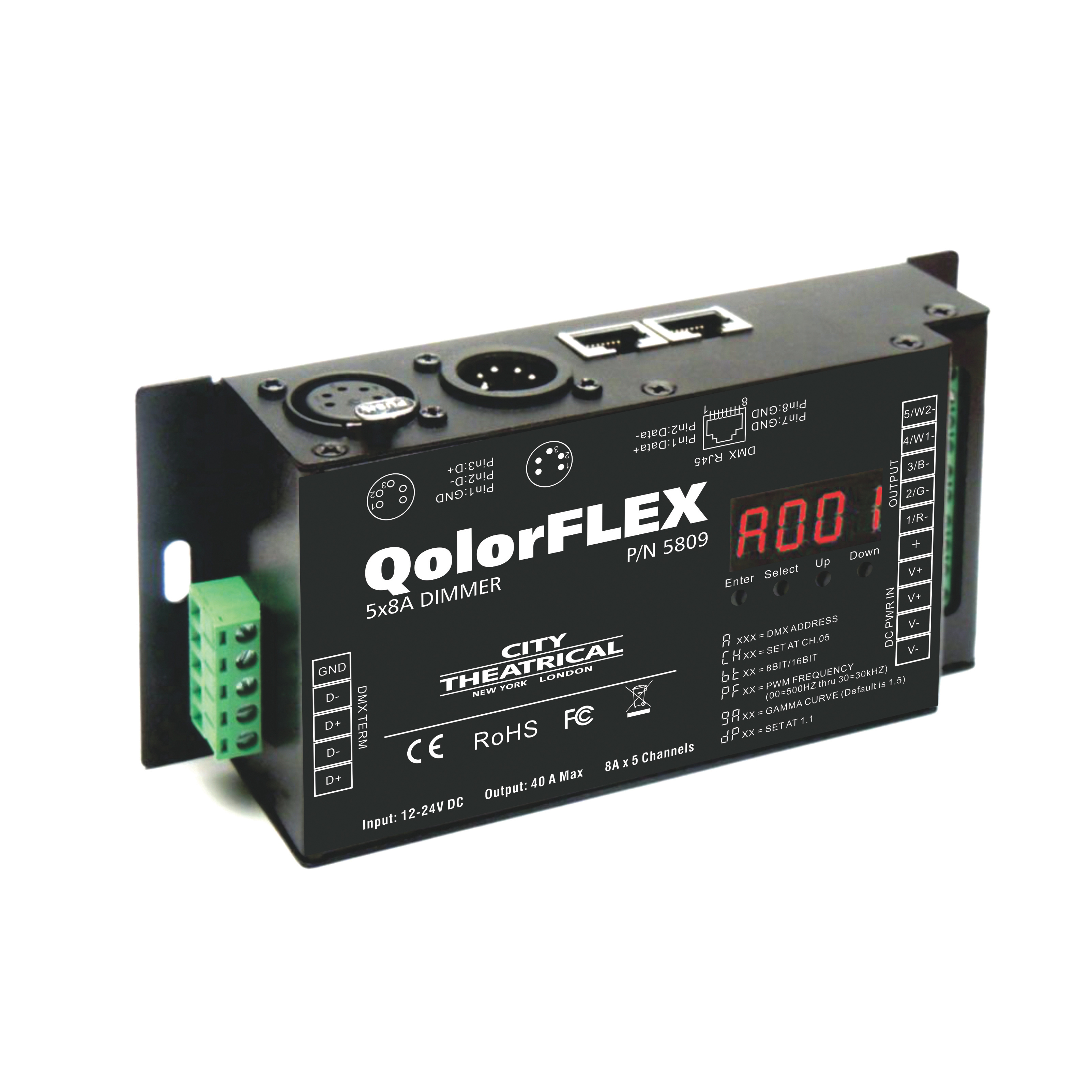 5809 QolorFLEX® 5x8A Dimmer