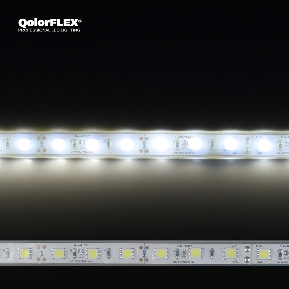 5050-12-CW-60-5-67-1 QolorFLEX LED Tape, 12V Outdoor, Cool White
