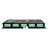 5811 QolorFLEX 25x3A Dimmer side showing five 7-pin connectors