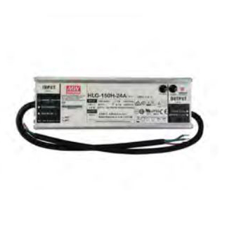 HLG-150H-24A Power Supply, Mean Well, Fanless, Outdoor Rated, 150W, 24V