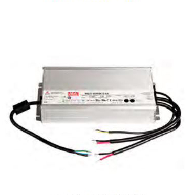 HLG-600H-24A Power Supply, Mean Well, Fanless, Outdoor Rated, 600W, 24V