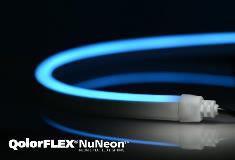 QolorFLEX NuNeon, RGB to create cyan