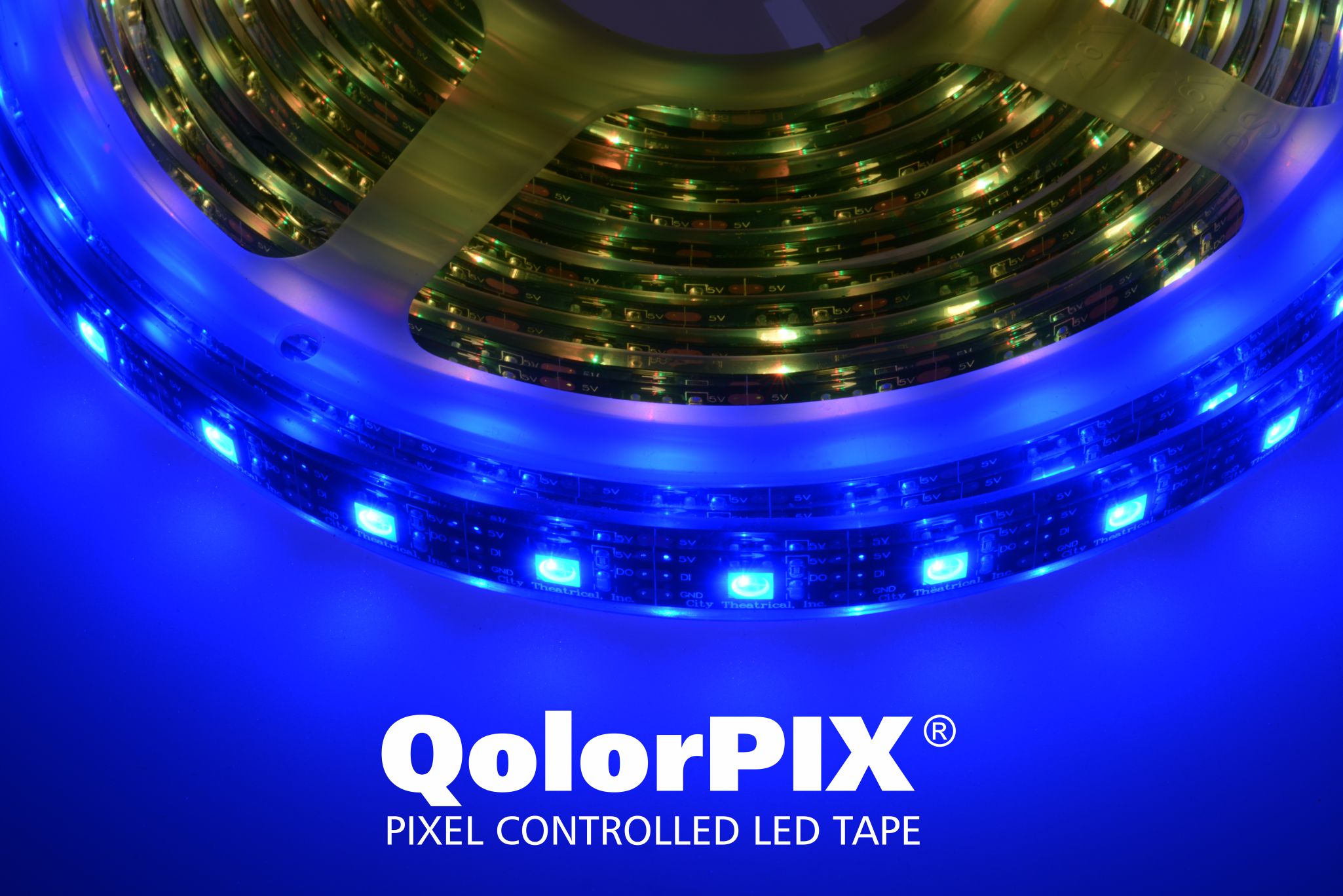 QolorPIX Pixel Controlled LED Tape - thousands of effects