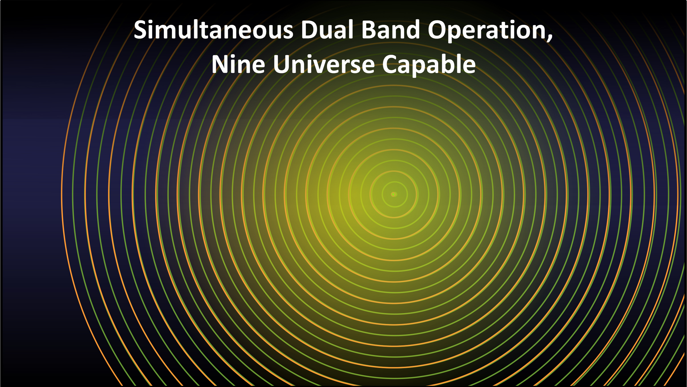 Multiverse 6 Simultaneous Dual Band Operation Nine Universe Capable